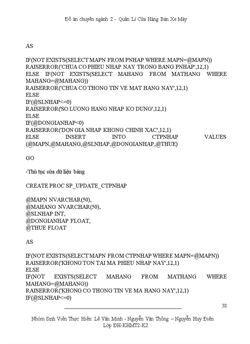 image for page Xây dựng chương trình quản lý cửa hàng bán xe máy