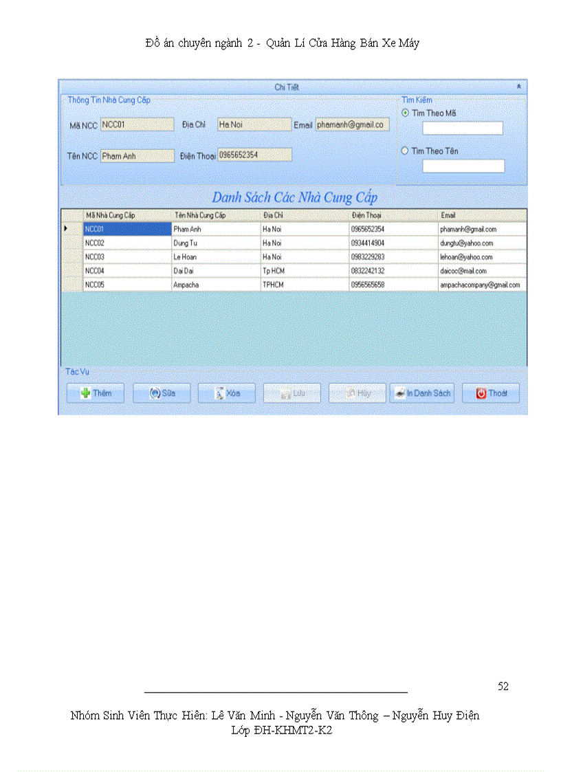 image for page Xây dựng chương trình quản lý cửa hàng bán xe máy
