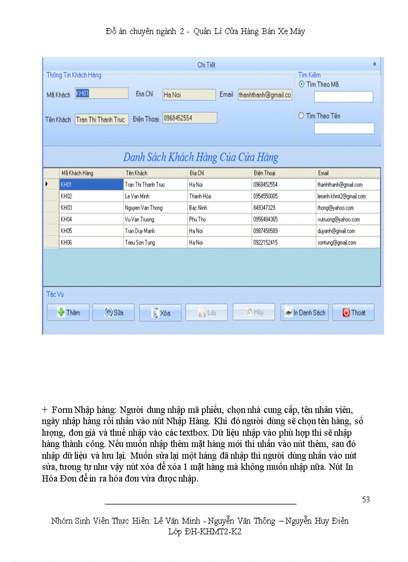 image for page Xây dựng chương trình quản lý cửa hàng bán xe máy