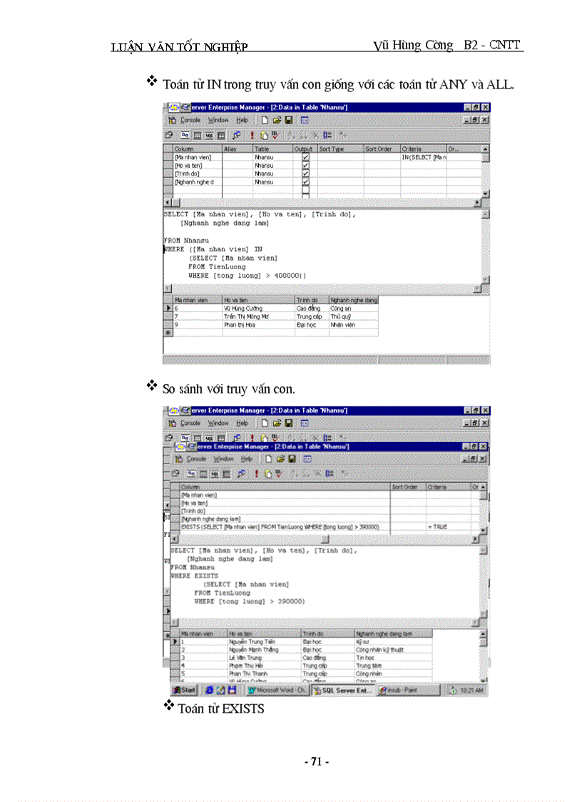 image for page Xây dựng thiết kế chương trình quản lý dân cư cấp quận trên SQL Server
