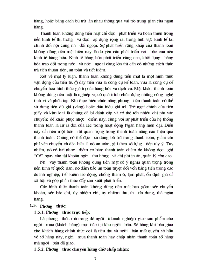 image for page Luận văn về khả năng thanh toán và thực trạng khả năng thanh toán tại công ty xuất nhập khẩu Việt Thái
