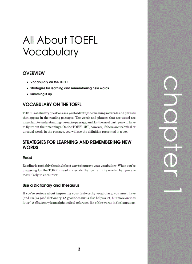 image for page Master Toefl Vocabulary 208 trang dành riêng cho ngừoi học toefl