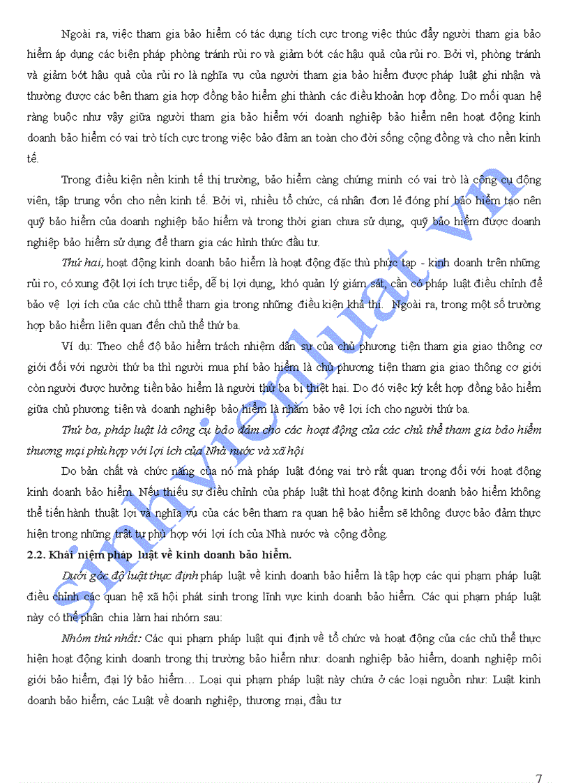 image for page Bài giảng môn Bảo hiểm