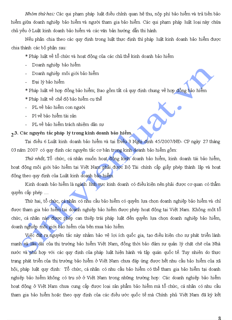 image for page Bài giảng môn Bảo hiểm