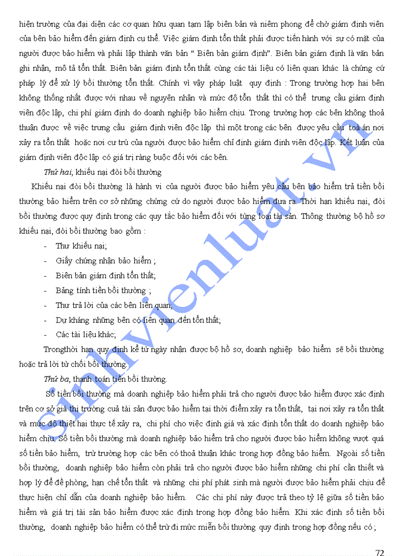 image for page Bài giảng môn Bảo hiểm