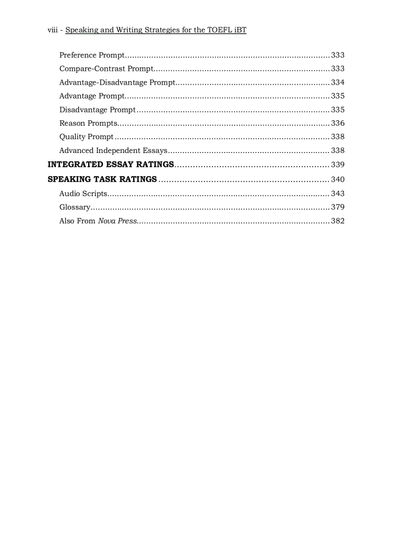 image for page Speaking and writing Strategies for the TOEFL iBT
