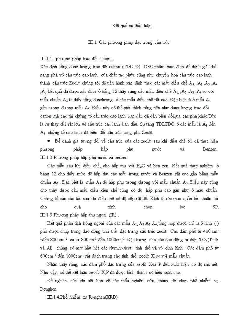 image for page Điều chế và nghiên cứu hoạt tính của các xúc tác ZeolítX ZeolítY ZeolítP trên phản ứng Cracking hydrocacbon n Hecxan 50 trang