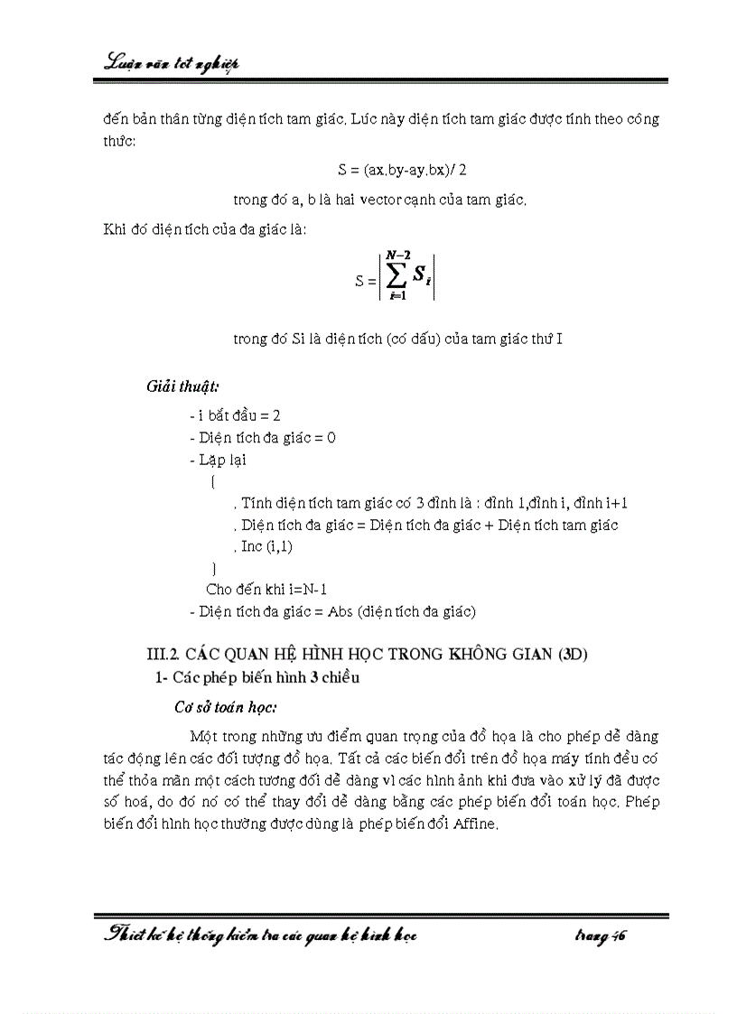 image for page Thiết kế hệ thống kiểm tra các quan hệ hình học trong 2d và 3d