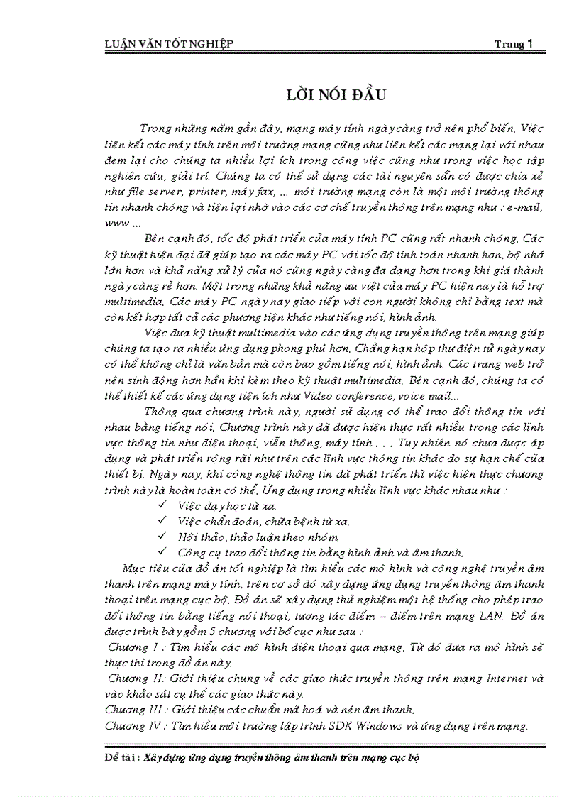 image for page Xây dựng ứng dụng truyền thông âm thanh trên mạng cục bộ