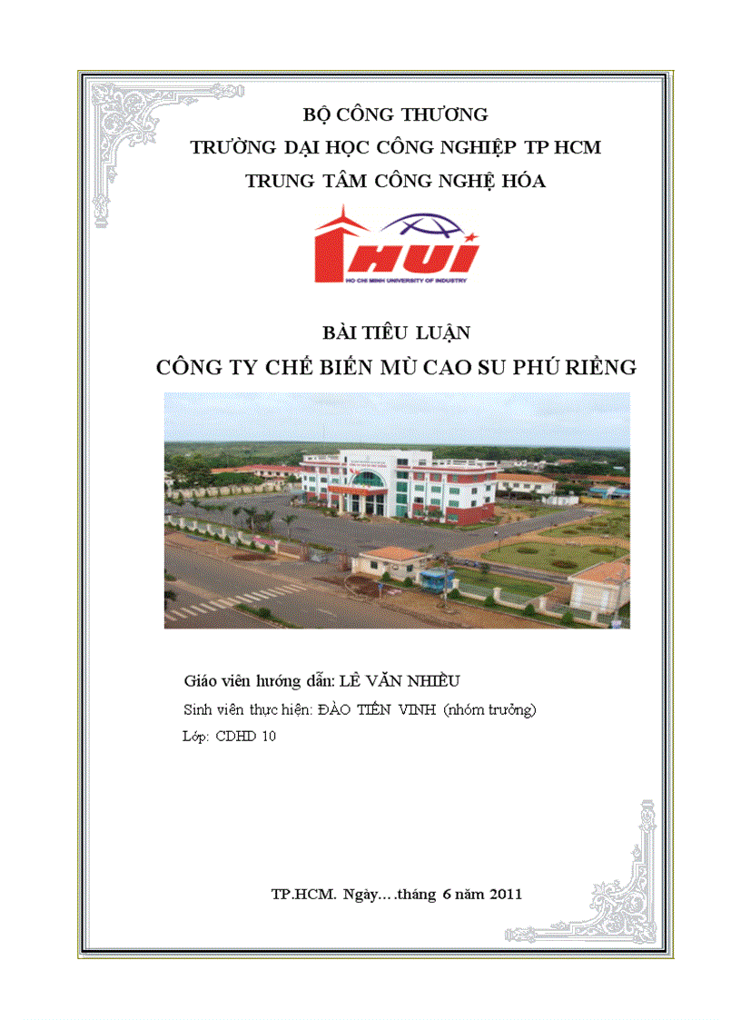 image for page Tìm hiểu tổng quan về công ty cao su Phú Riềng