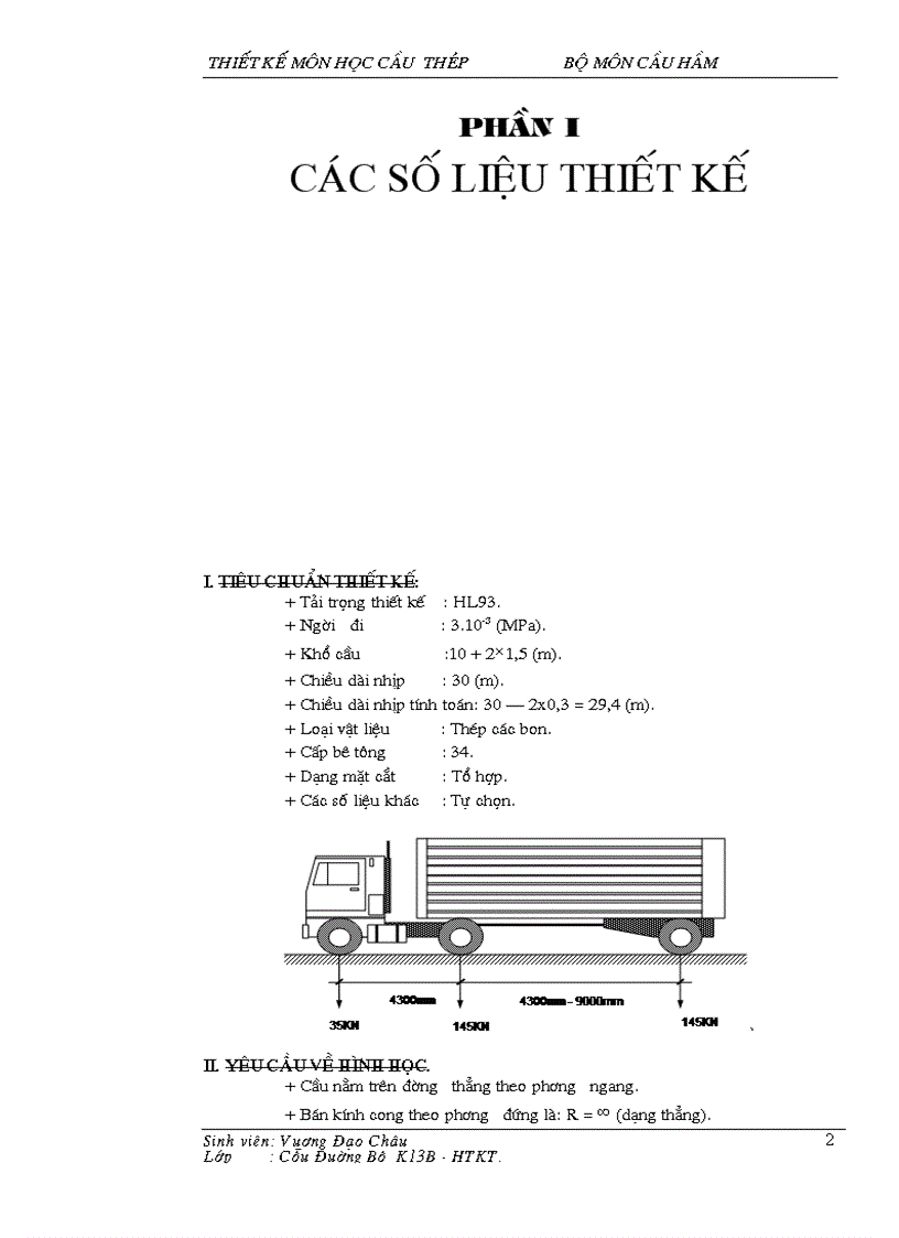 image for page Thiết kế môn học cầu thép