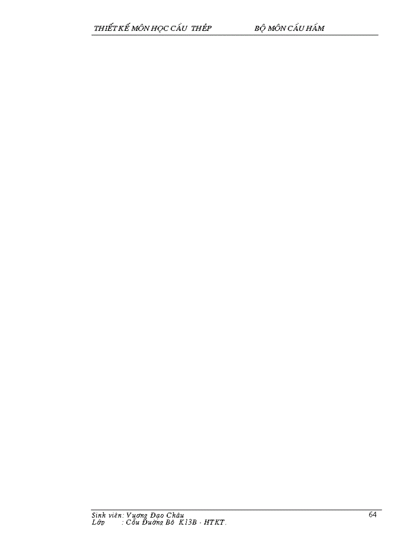 image for page Thiết kế môn học cầu thép