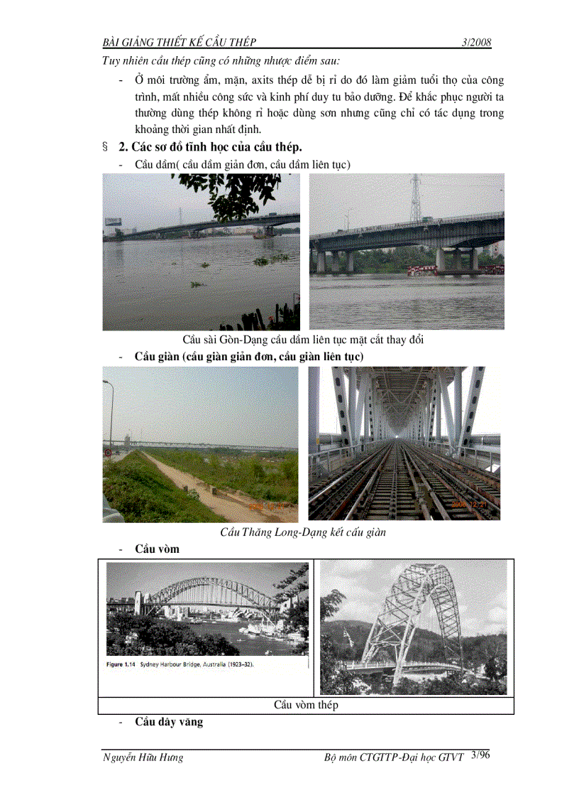 image for page Bài giảng cầu thép 1