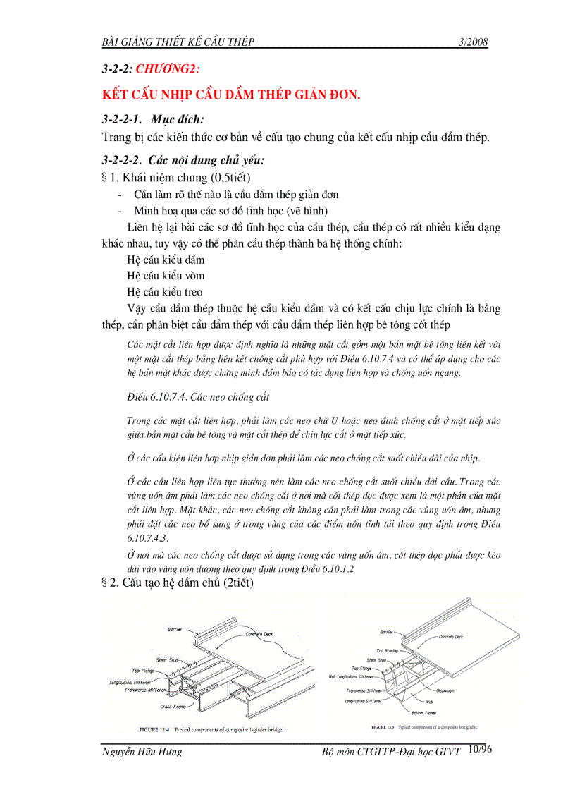 image for page Bài giảng cầu thép 1