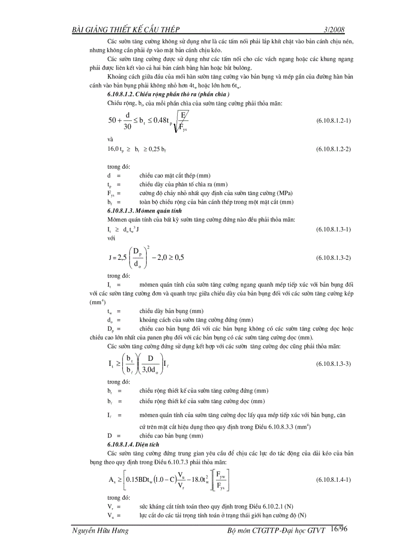 image for page Bài giảng cầu thép 1