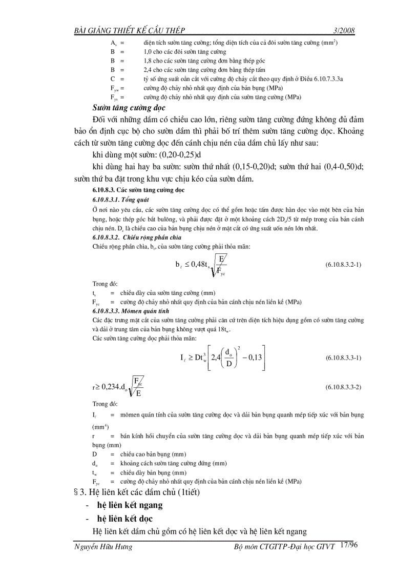 image for page Bài giảng cầu thép 1