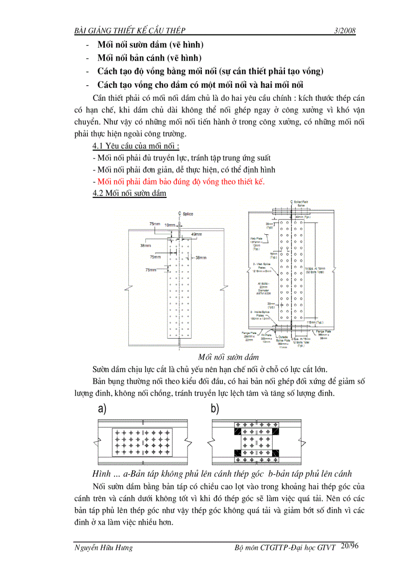 image for page Bài giảng cầu thép 1