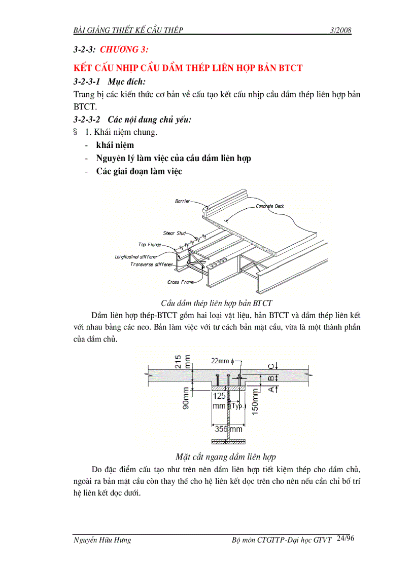 image for page Bài giảng cầu thép 1