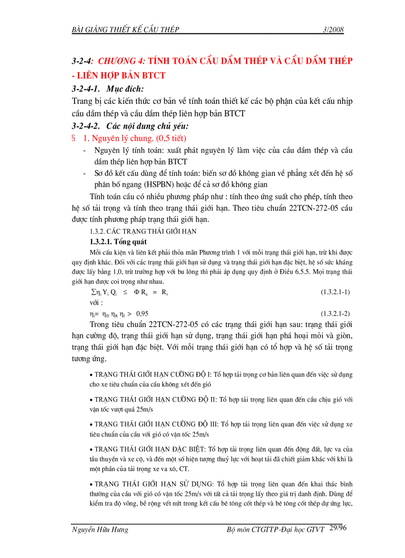 image for page Bài giảng cầu thép 1