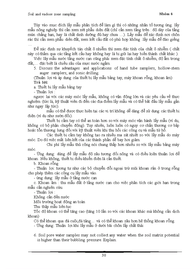 image for page Lấy mẩu nước trong đất