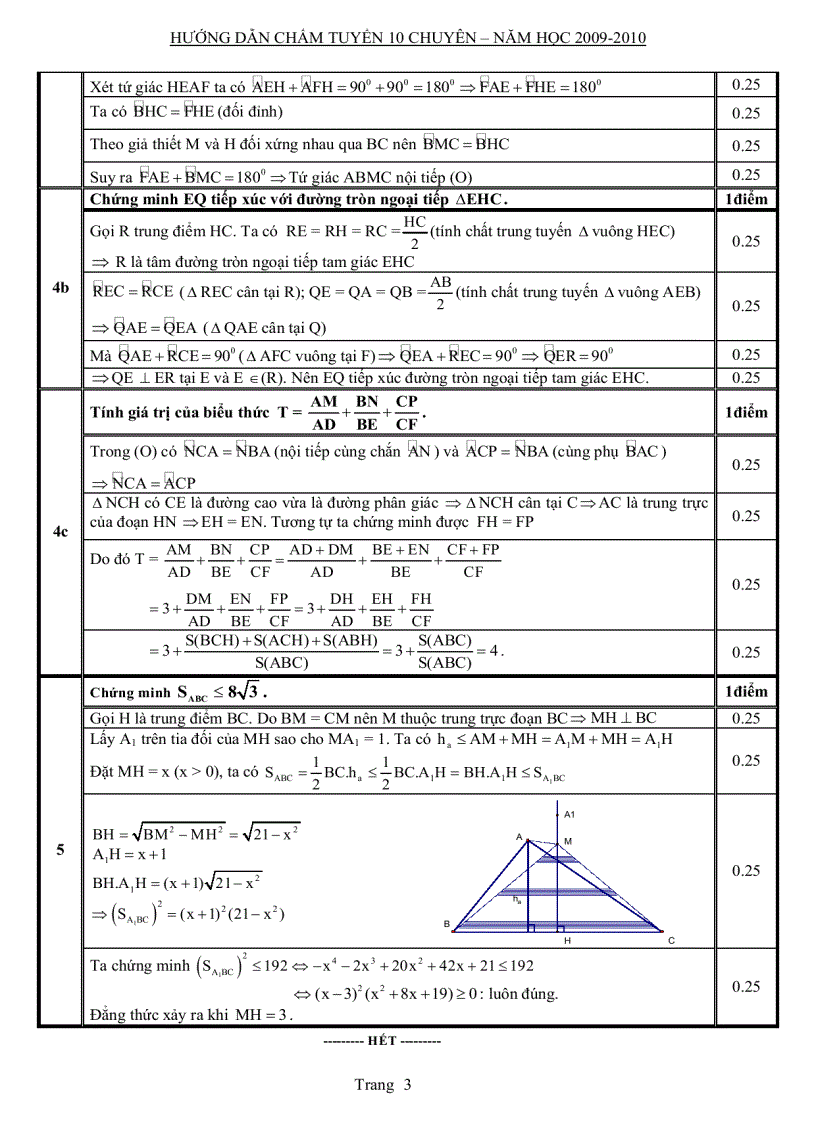 image for page Đề thi và đáp án môn Toán thi tuyển sinh vào lớp 10 năm học 2009 2010 tỉnh Khánh Hòa
