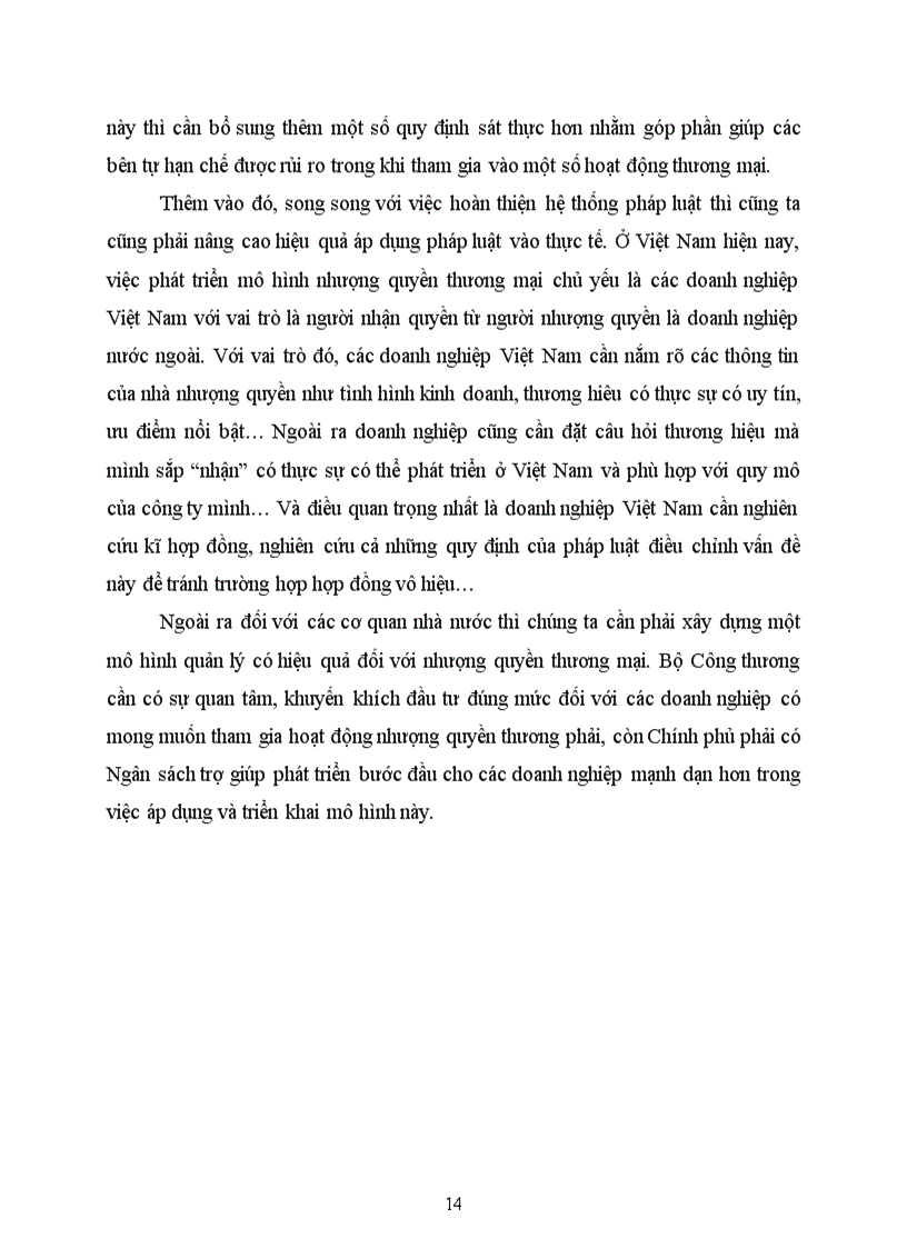 image for page Tìm hiểu một số quy định của pháp luật về nhượng quyền thương mại