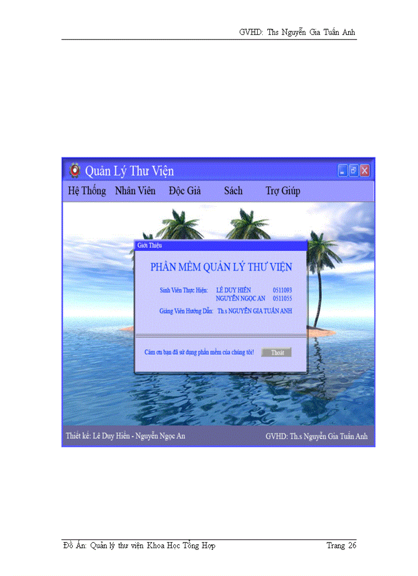 image for page Phân tích thiết kế và quản lý hệ thống thư viện khoa tổng hợp