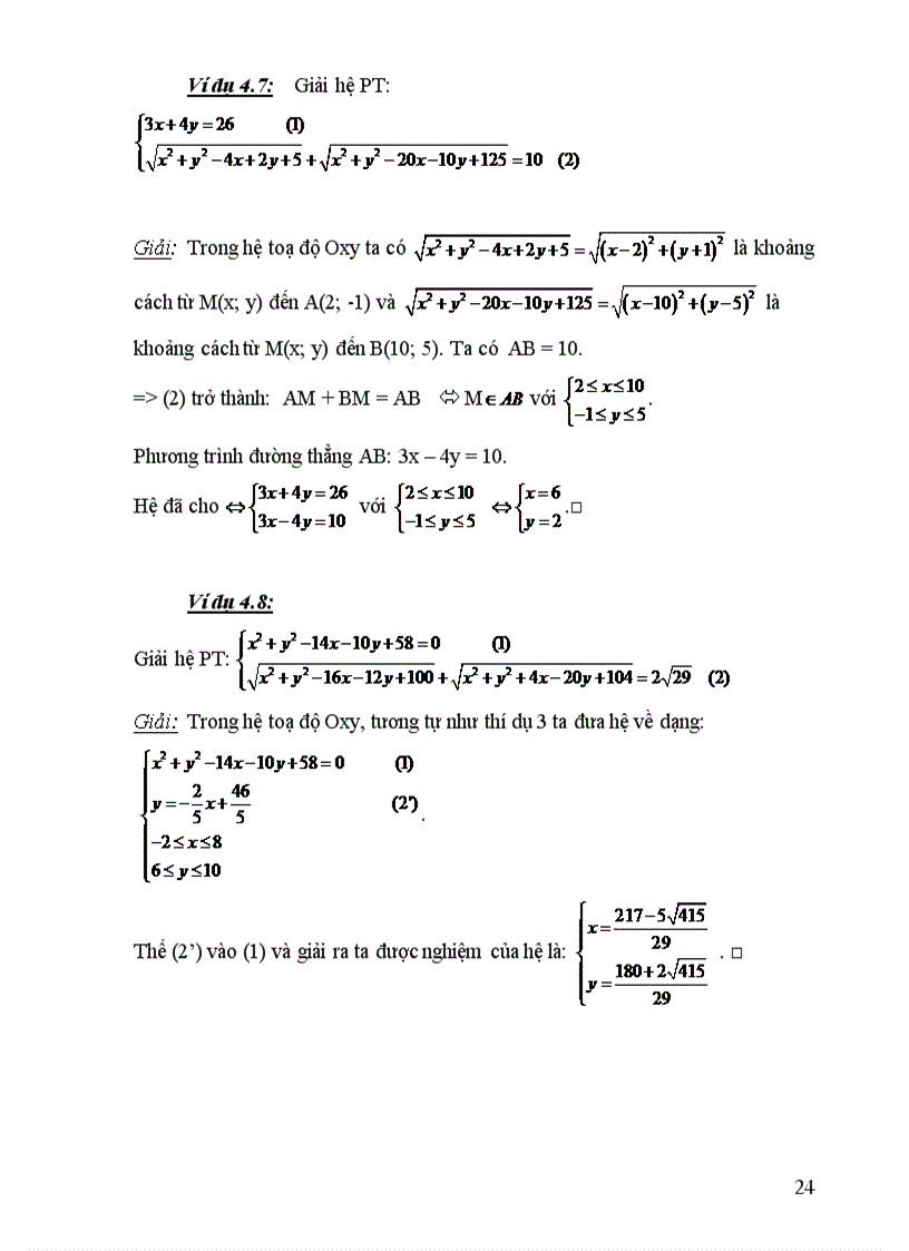 image for page Rèn luyện năng lực giải toán cho học sinh thông qua một số phương pháp giải phương trình hệ phương trình