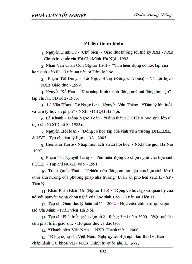 image for page Động cơ học tập của sinh viên hiện nay