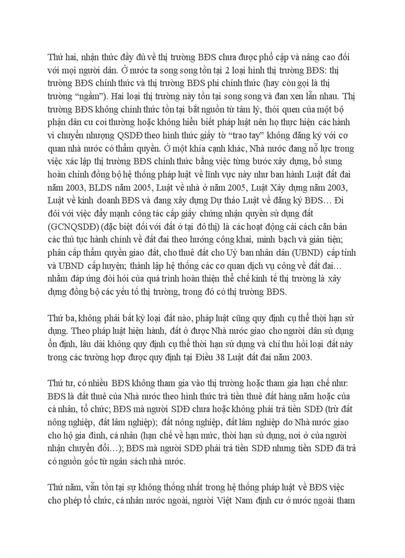 image for page Khái lược về thị trường bất động sản