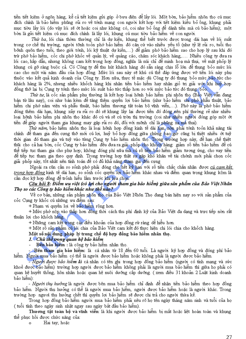 image for page Pháp luật tổ chức và hoạt động của các chủ thể kinh doanh bảo hiểm