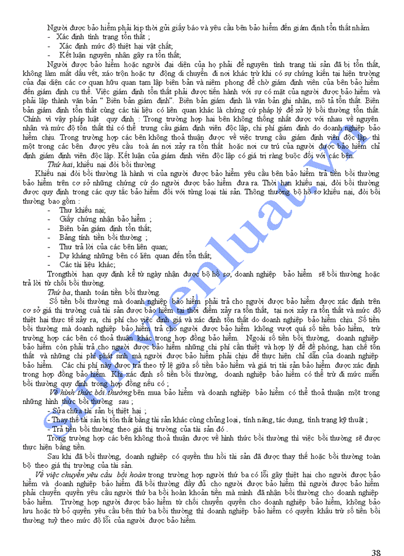 image for page Pháp luật tổ chức và hoạt động của các chủ thể kinh doanh bảo hiểm