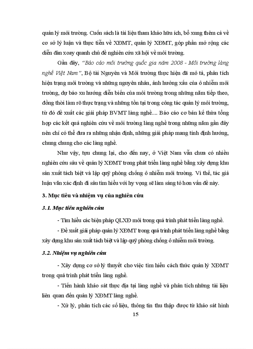 image for page Quản lý xung đột môi trường trong phát triển làng nghề bằng xây dựng khu sản xuất tách biệt và lập quỹ phòng chống ô nhiễm môi trường