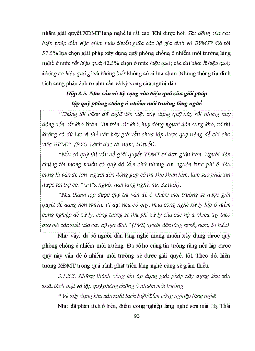 image for page Quản lý xung đột môi trường trong phát triển làng nghề bằng xây dựng khu sản xuất tách biệt và lập quỹ phòng chống ô nhiễm môi trường