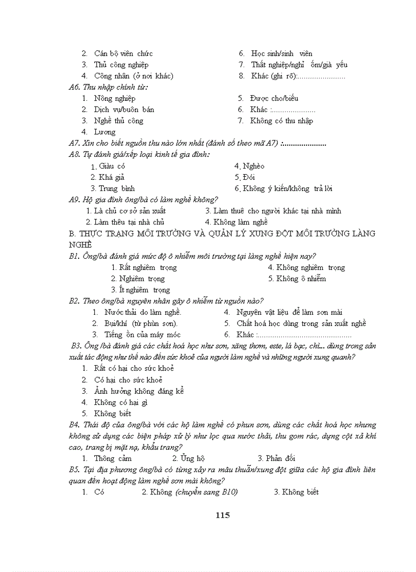 image for page Quản lý xung đột môi trường trong phát triển làng nghề bằng xây dựng khu sản xuất tách biệt và lập quỹ phòng chống ô nhiễm môi trường