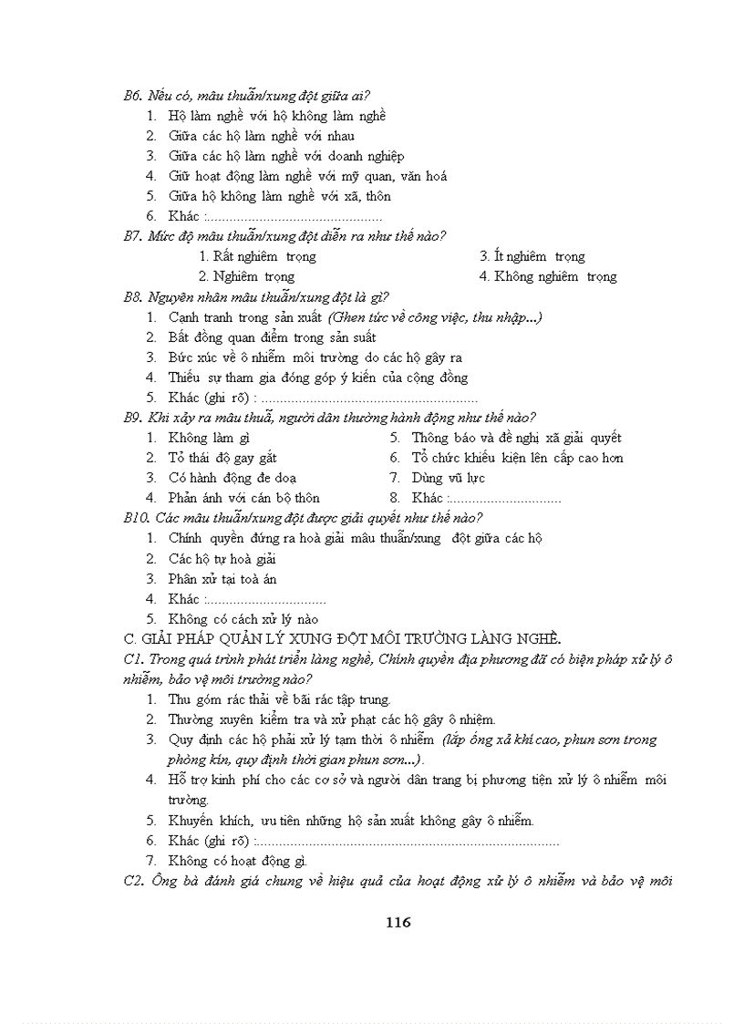 image for page Quản lý xung đột môi trường trong phát triển làng nghề bằng xây dựng khu sản xuất tách biệt và lập quỹ phòng chống ô nhiễm môi trường