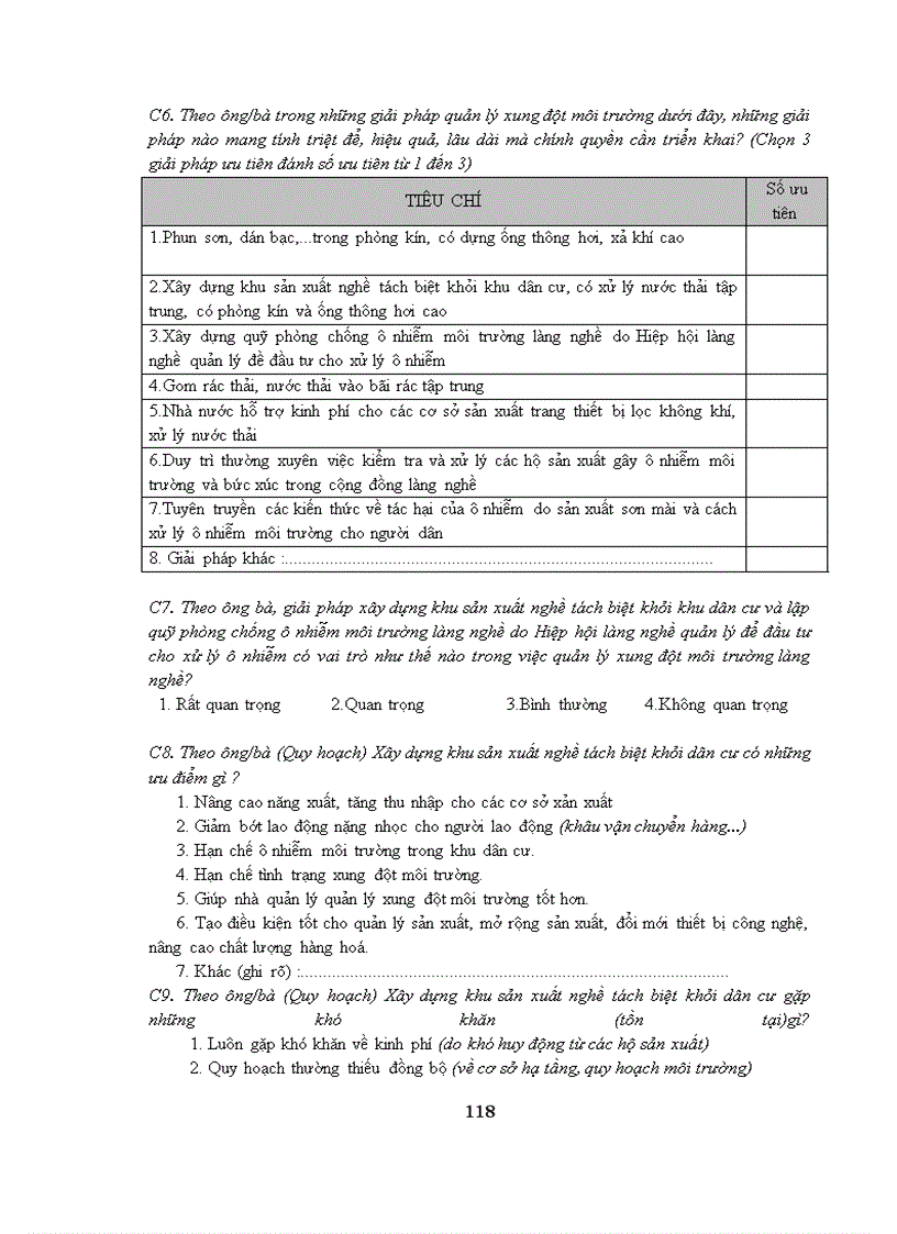 image for page Quản lý xung đột môi trường trong phát triển làng nghề bằng xây dựng khu sản xuất tách biệt và lập quỹ phòng chống ô nhiễm môi trường