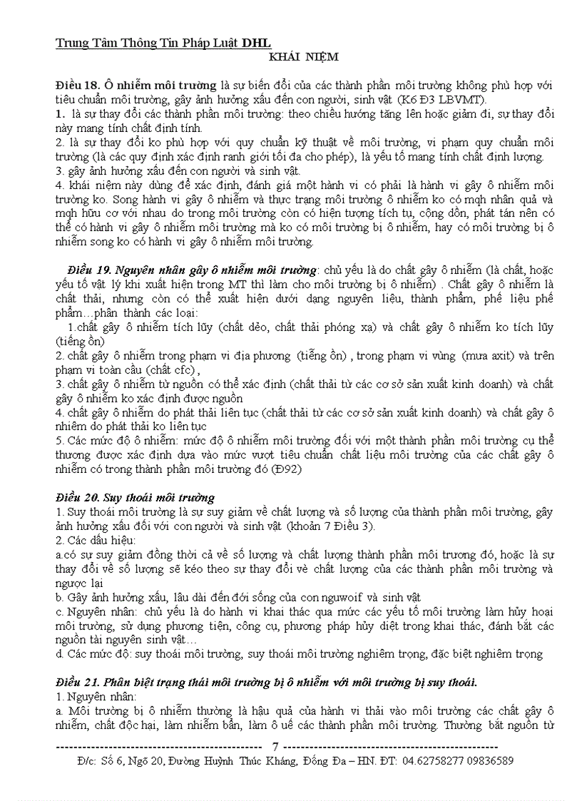 image for page Tài liệu thi Luật môi trường