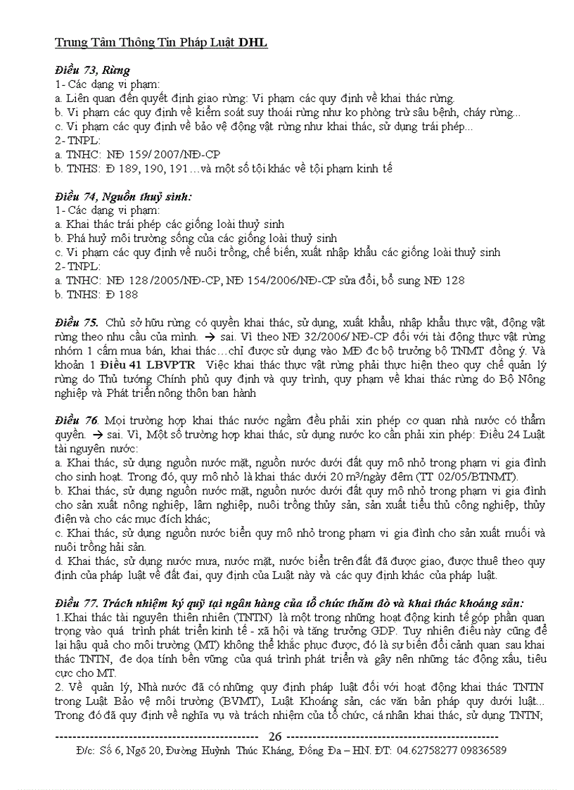 image for page Tài liệu thi Luật môi trường