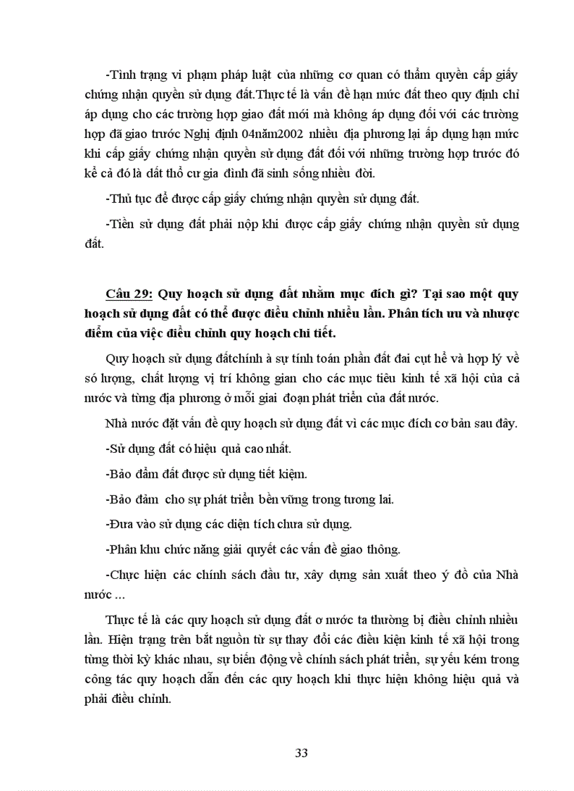 image for page Câu hỏi và trả lời môn Luật đất đai