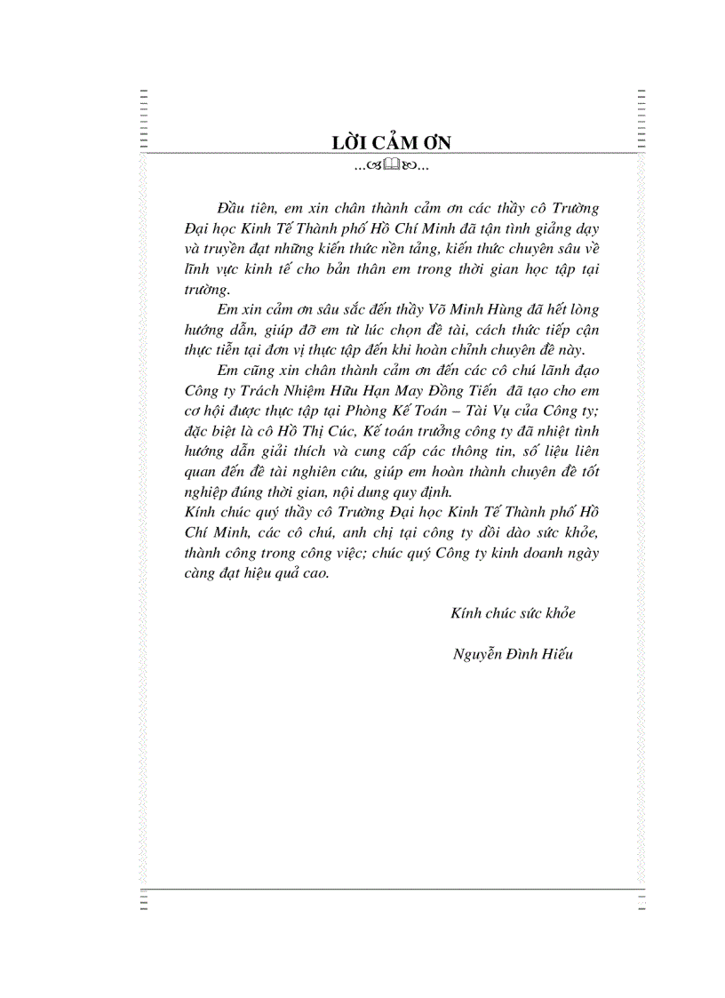 image for page Kế toán tập hợp chi phí sản xuất và tính giá thành sản phẩm tại công ty may Đồng Tiến