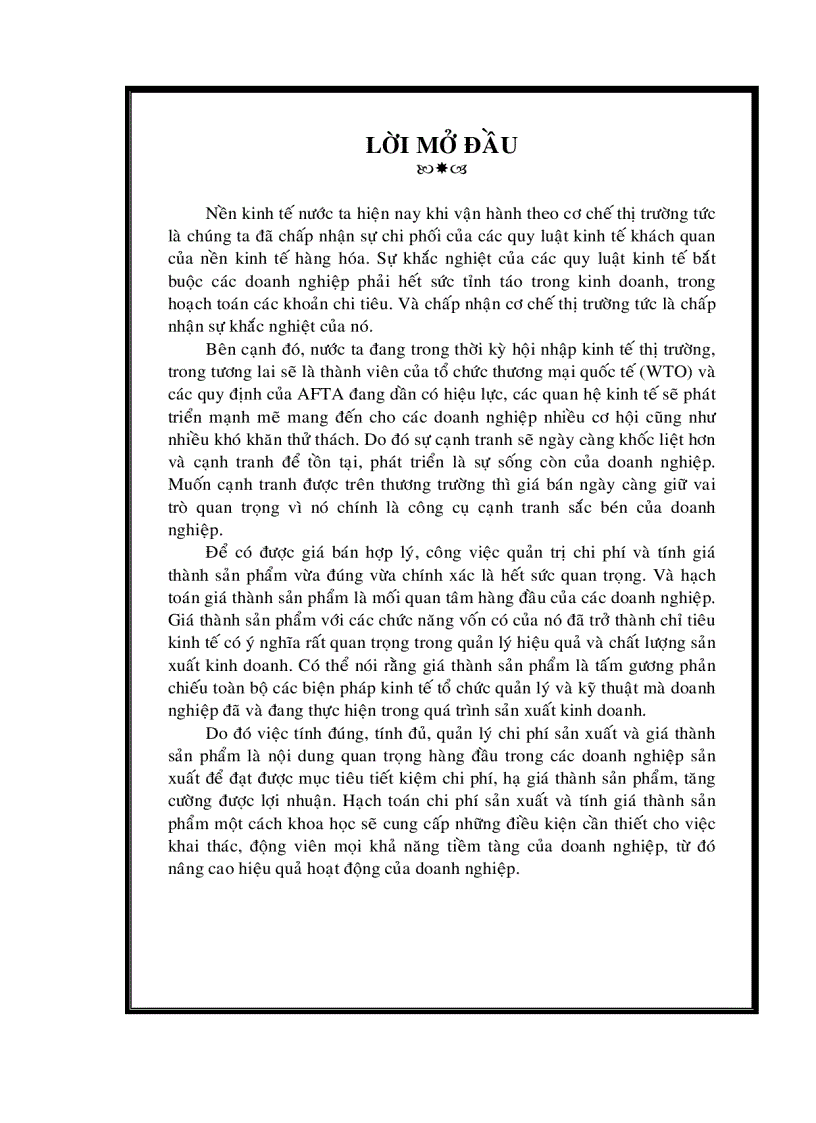 image for page Kế toán tập hợp chi phí sản xuất và tính giá thành sản phẩm tại công ty may Đồng Tiến