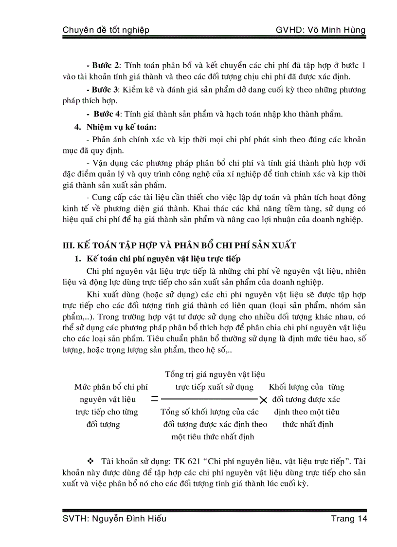 image for page Kế toán tập hợp chi phí sản xuất và tính giá thành sản phẩm tại công ty may Đồng Tiến