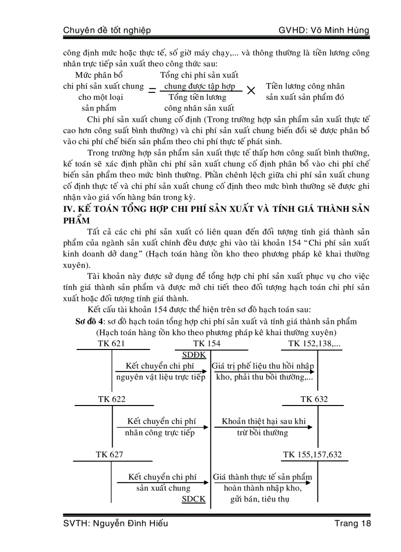 image for page Kế toán tập hợp chi phí sản xuất và tính giá thành sản phẩm tại công ty may Đồng Tiến