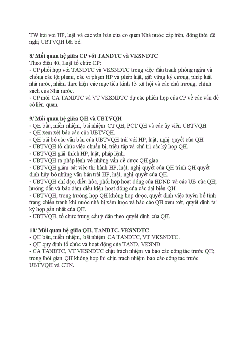 image for page Mối quan hệ giữa các cơ quan nhà nước trong bộ máy nhà nước Việt Nam