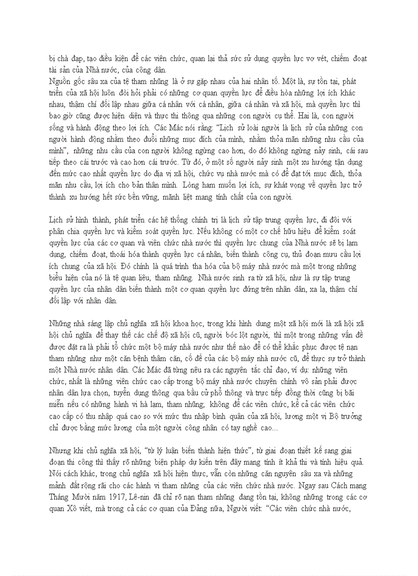 image for page Nạn tham nhũng trong lịch sử và trong chủ nghĩa xã hội