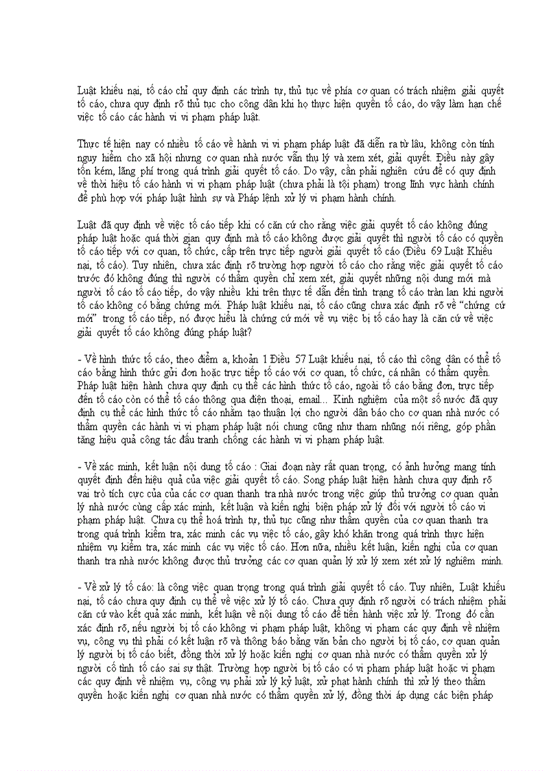 image for page Một số vấn đề về pháp luật tố cáo và giải quyết tố cáo