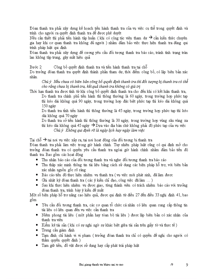 image for page Bài giảng thanh tra khiếu nại tố cáo