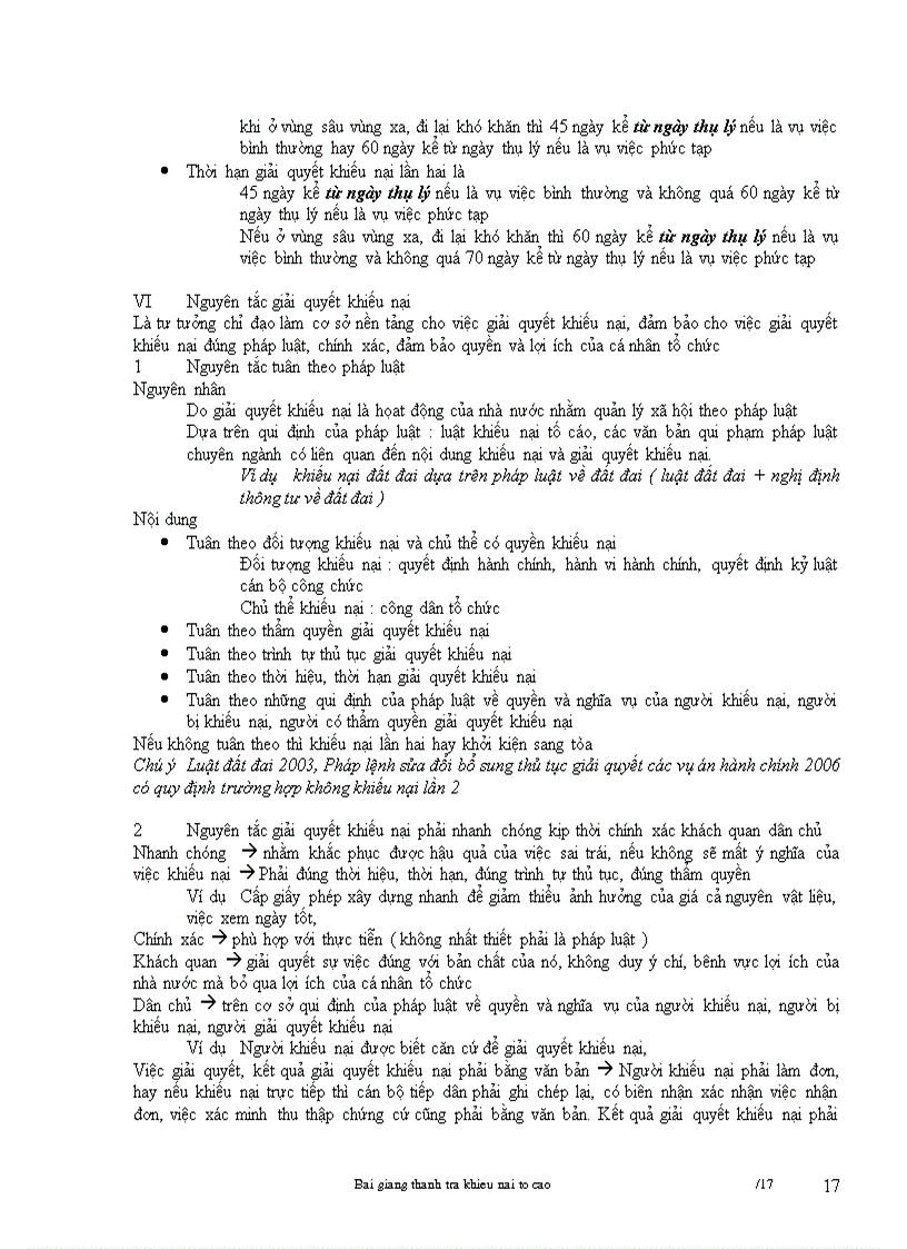 image for page Bài giảng thanh tra khiếu nại tố cáo