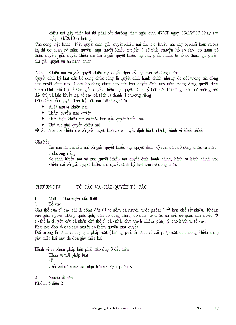 image for page Bài giảng thanh tra khiếu nại tố cáo